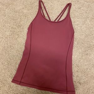 Lululemon Tank Top with Shelf Bra - size 2
